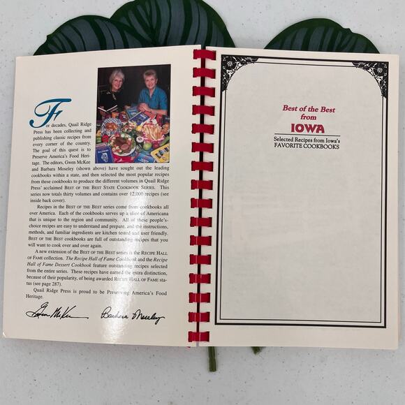 Vintage Best of the Best from Iowa Paperback Spiral Bound 1997 State Cookbook - Picture 6 of 12